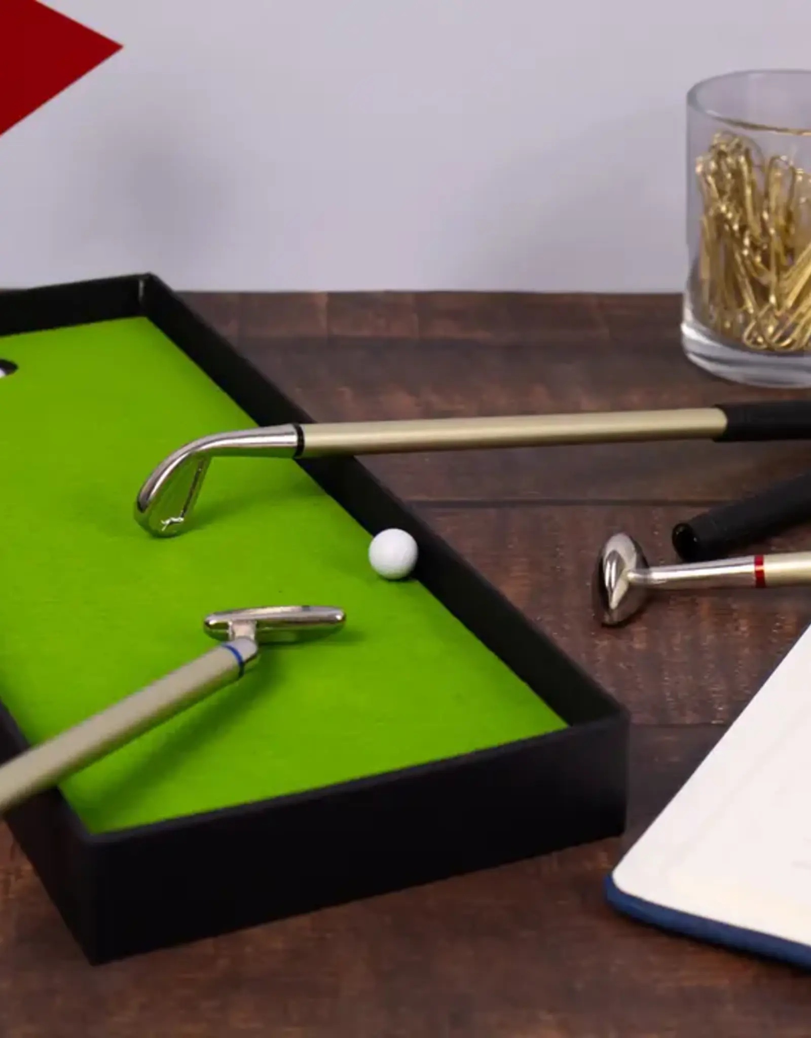 Robert Frederick Ltd Golf Pens Set Of 3 & Mini Golf