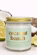 Prairie Creek Candles Wood Wick Candle, Coconut Beach 8oz