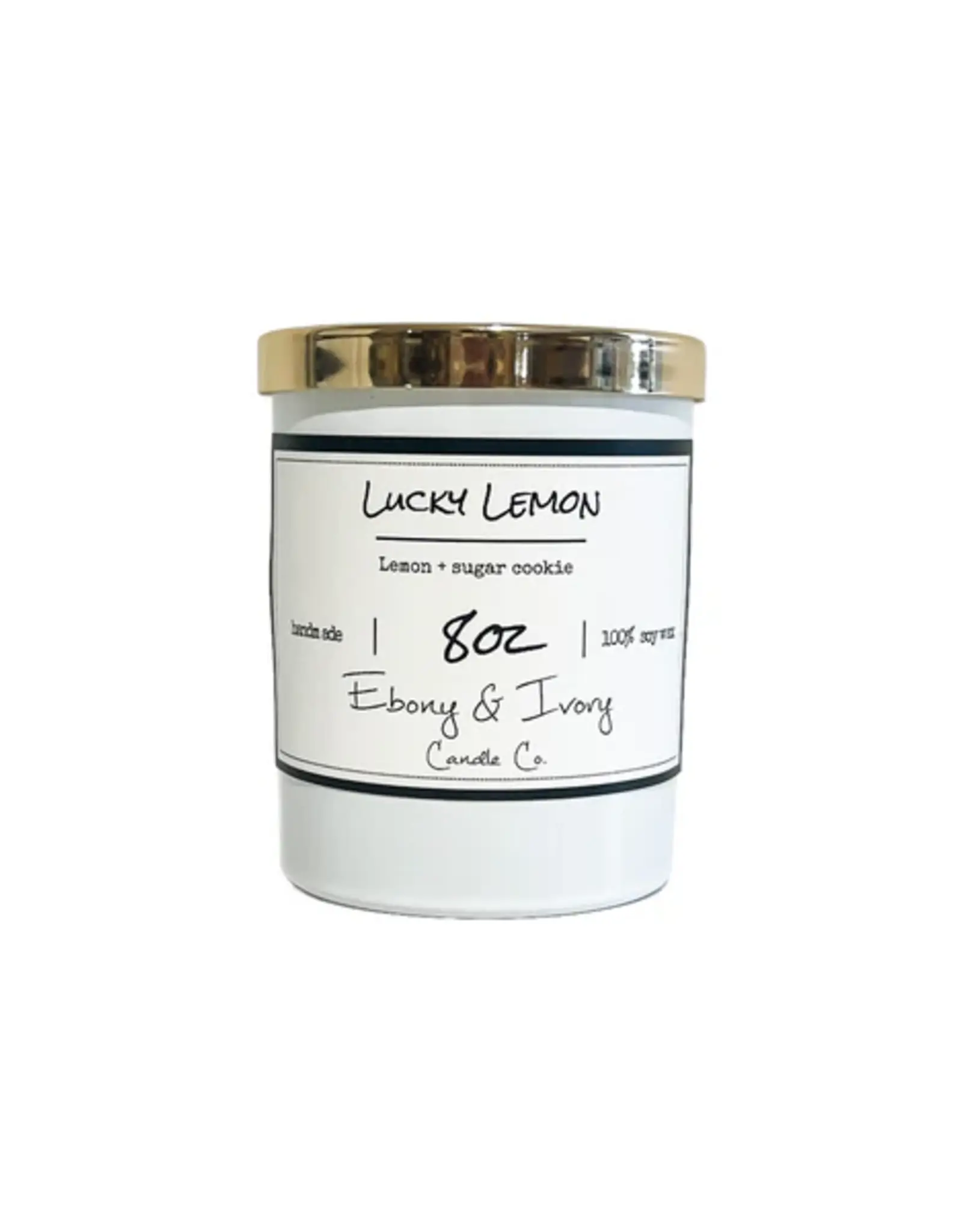 Ebony & Ivory Lucky Lemon 8oz Candle