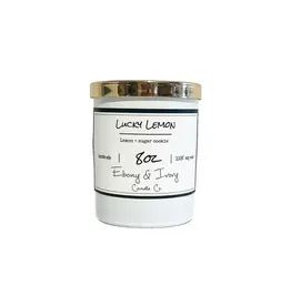 Ebony & Ivory Lucky Lemon 8oz Candle