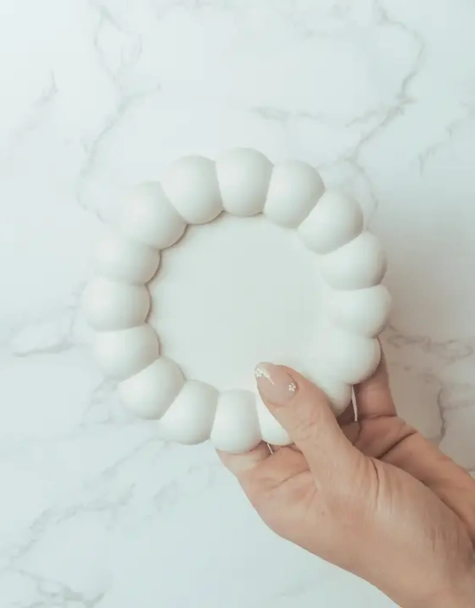 Siena Style Bubble Tray Small, Blanco