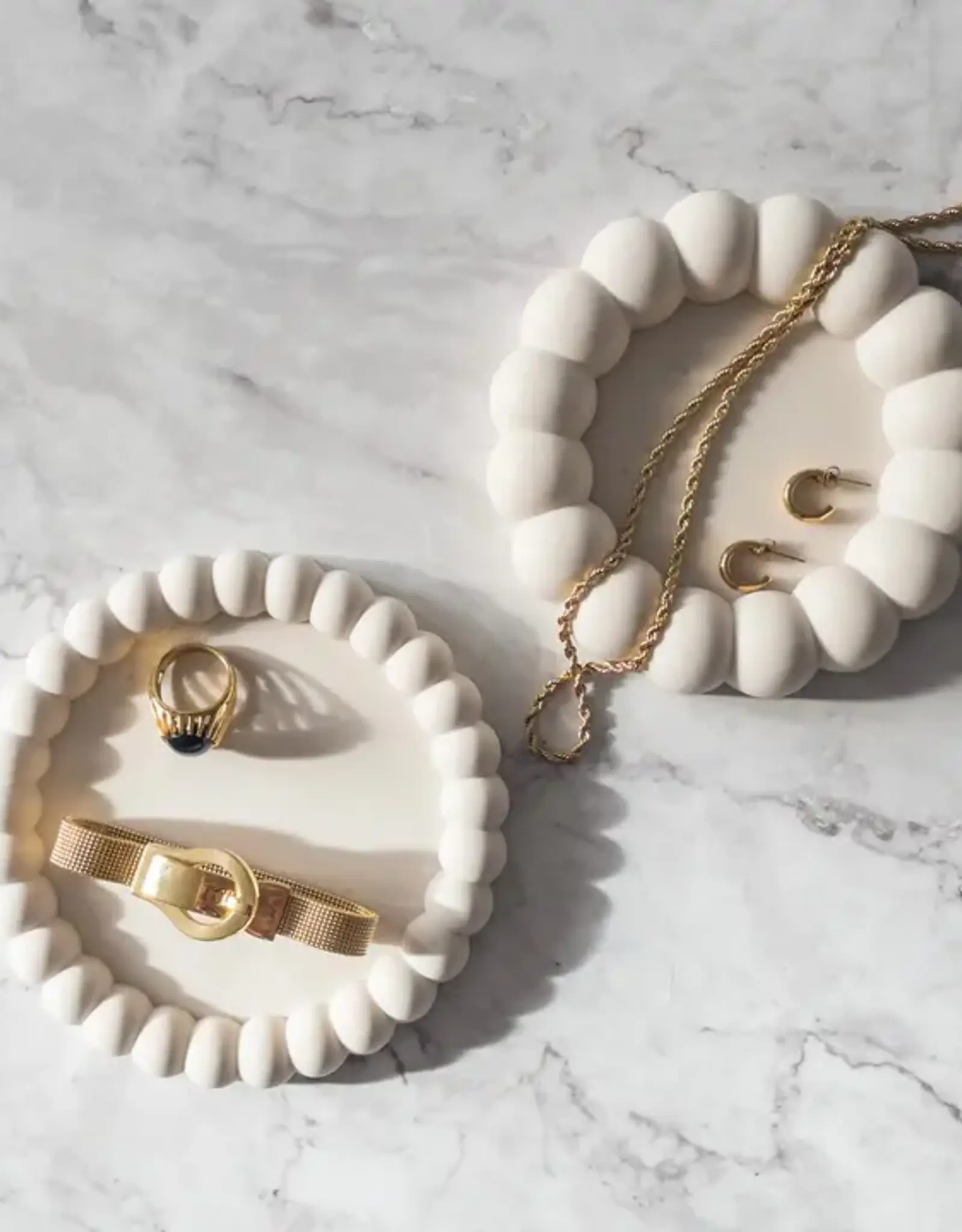 Siena Style Bubble Tray Small, Blanco