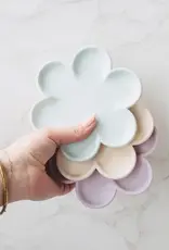 Siena Style Flower Trinket Tray, Baby Blue