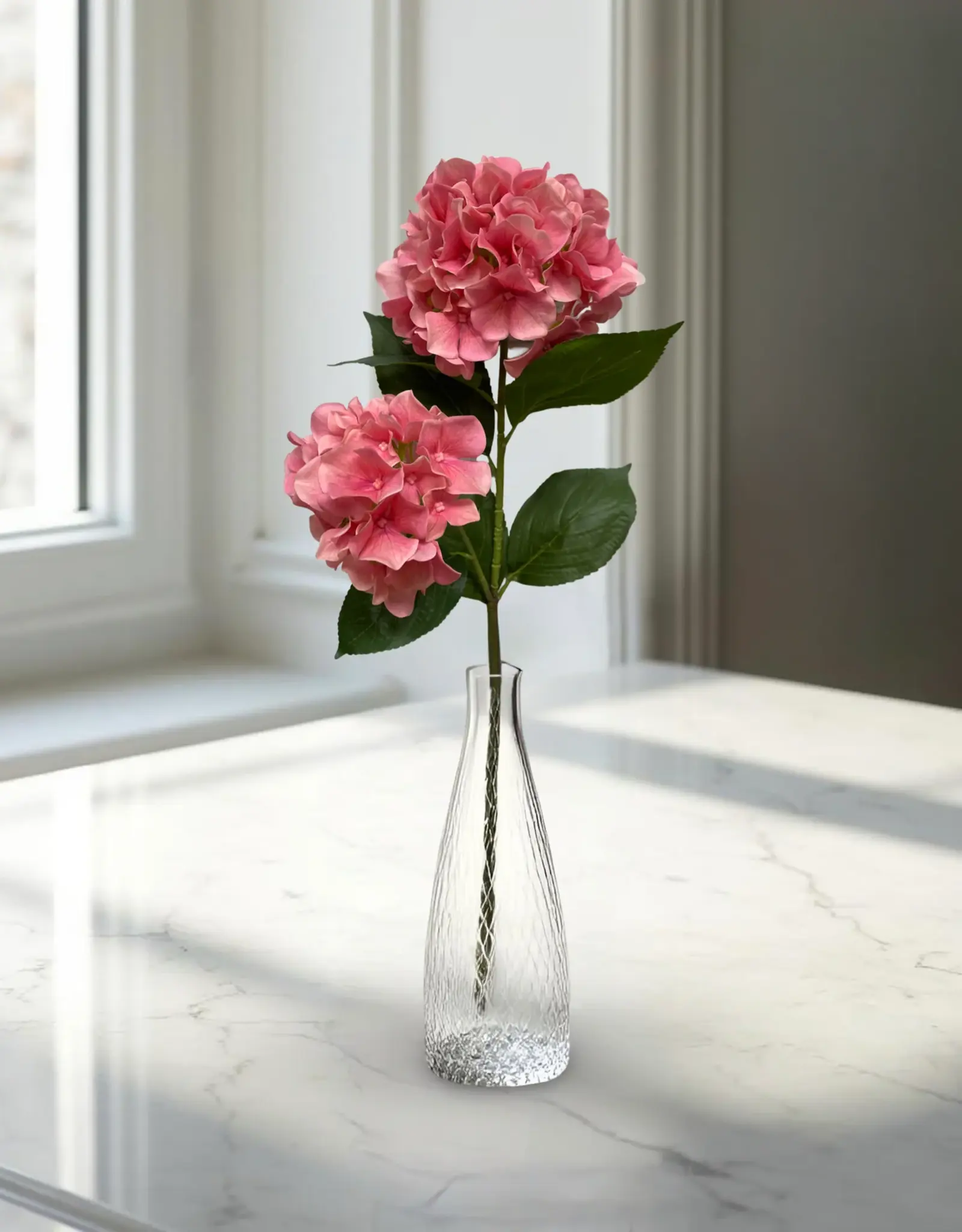 Tri W 32" Fresh Touch Hydrangea Stem, Pink