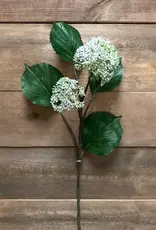 Tri W 28" Patrinia Spray, White