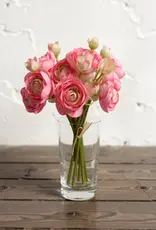 Tri W 11" Ranunculus Bundle, Rose