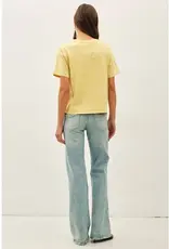 Cotton Jersey Boxy Crop T-Shirt