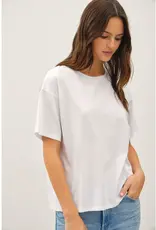 Cotton Jersey Boxy Crop T-Shirt