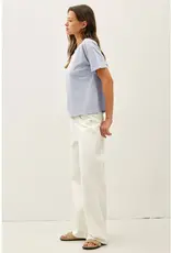 Cotton Jersey Boxy Crop T-Shirt