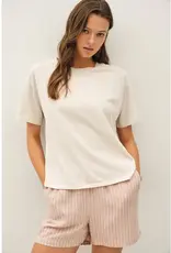 Cotton Jersey Boxy Crop T-Shirt