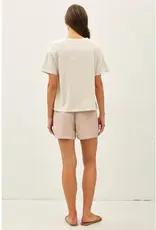 Cotton Jersey Boxy Crop T-Shirt