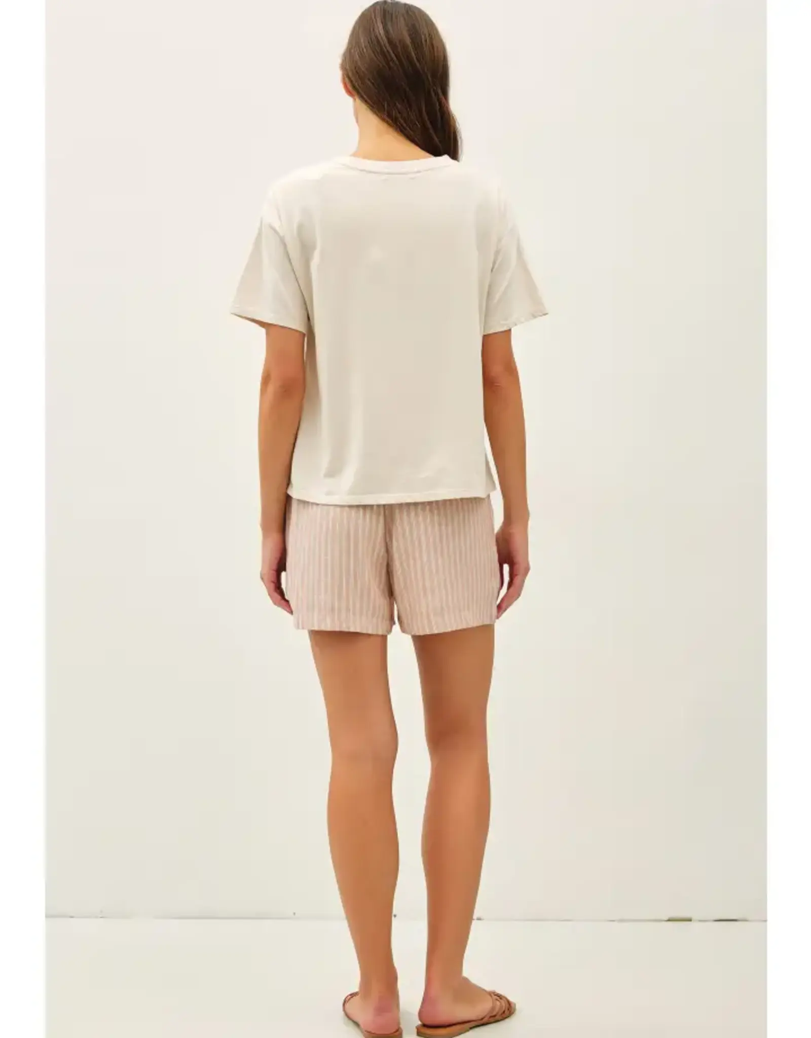 Cotton Jersey Boxy Crop T-Shirt