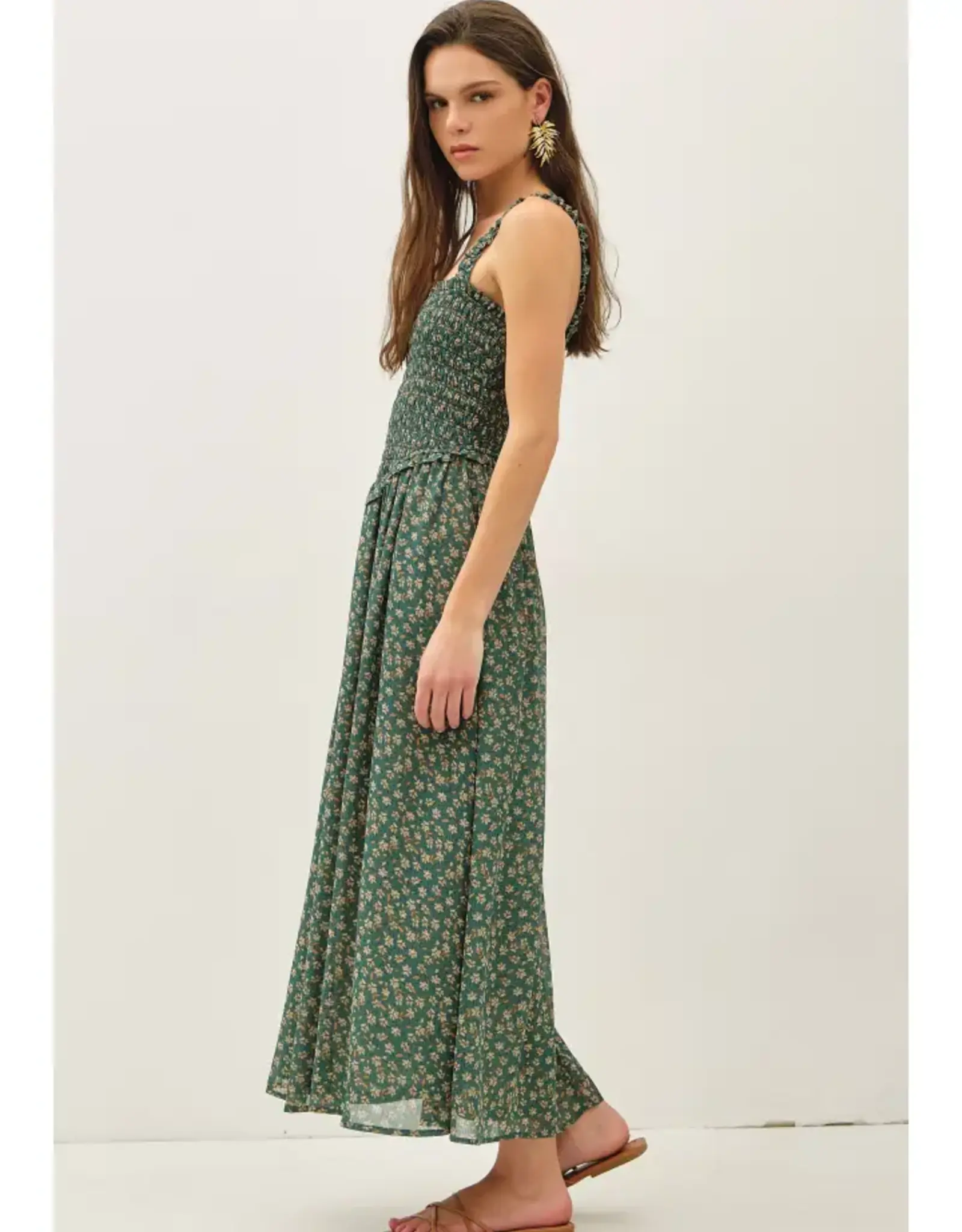 Floral Printed Midi Dress