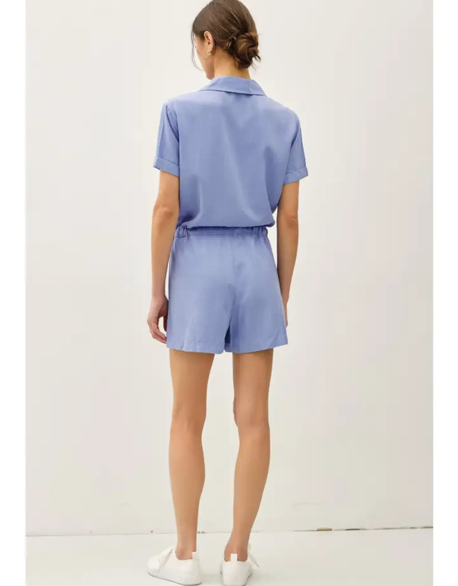 Button Up Tencel Romper