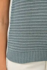 Textured Crochet Sleeveless Sweater