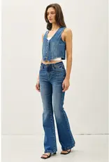 Classic Denim Button Up Vest