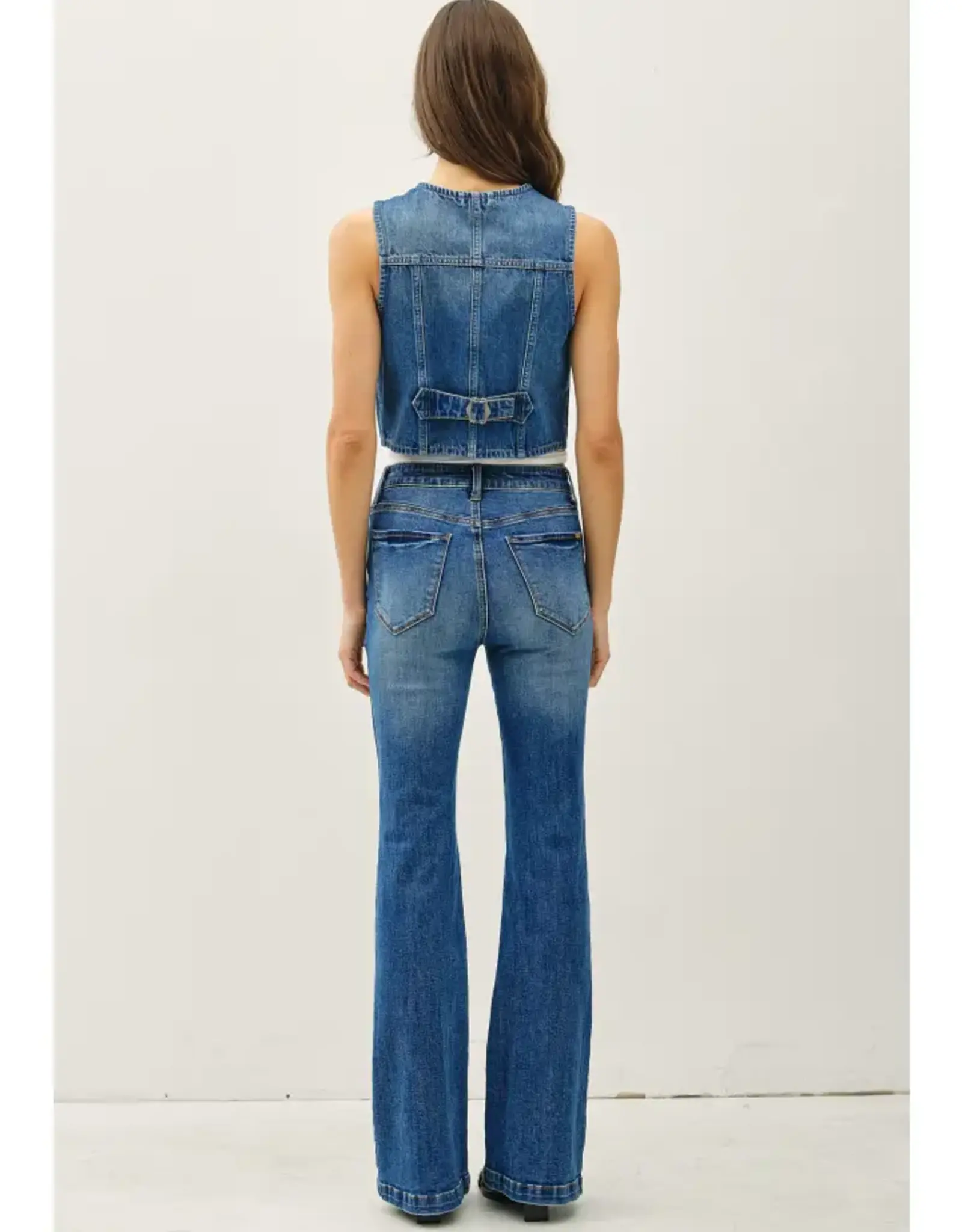 Classic Denim Button Up Vest