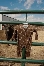 Boots & Bows Baby Co Little Farmhand Infant Sleeper
