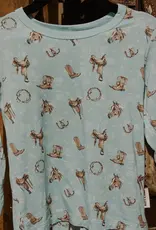 Boots & Bows Baby Co Paisley Pony Toddler Sleep Set