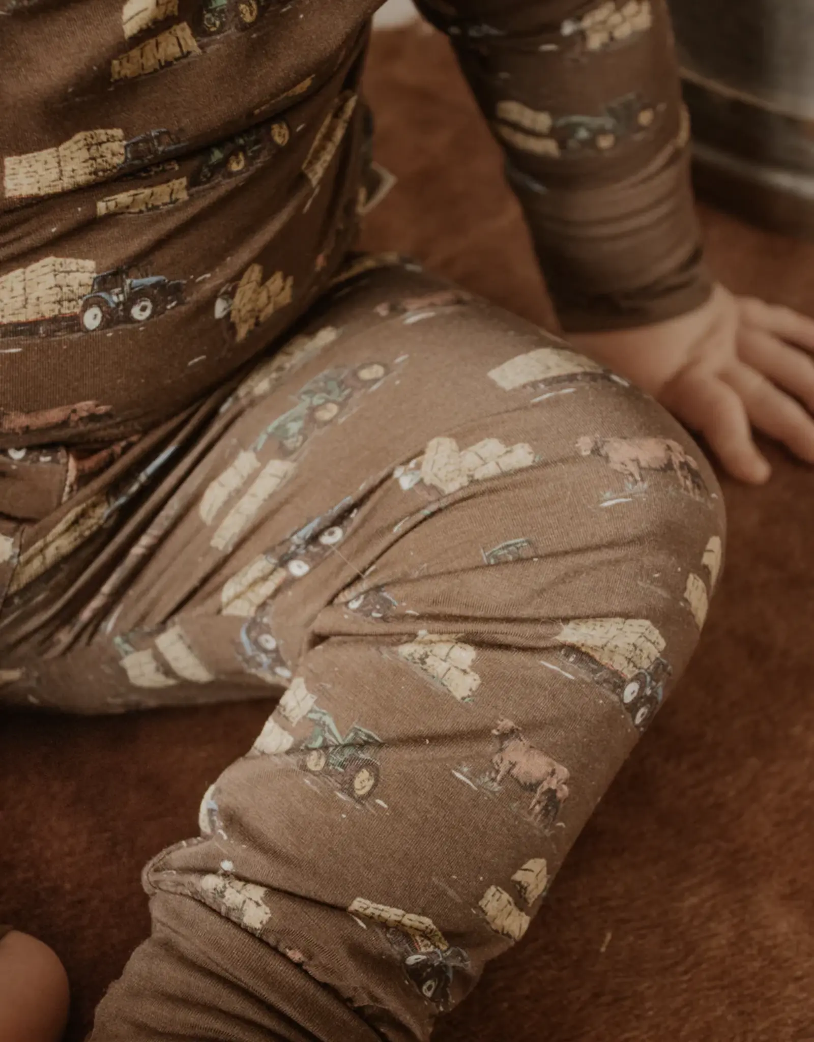 Boots & Bows Baby Co Little Farmhand Toddler Sleep Set