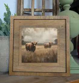 Redeemed Decor Square Framed Art, Meadow Highlands