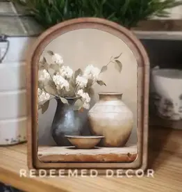 Redeemed Decor Arch Top Framed Art, Still Life