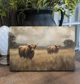 Redeemed Decor Mat Canvas Art 12x16,Meadow Highlands