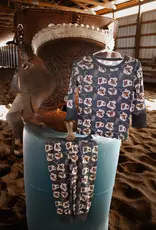 Boots & Bows Baby Co Denim Roped & Branded