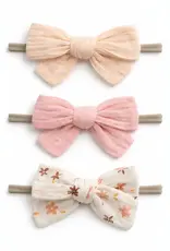 SpearmintLOVE Nylon Bows Set Of 3, Clara