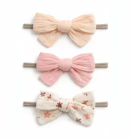 SpearmintLOVE Nylon Bows Set Of 3, Clara