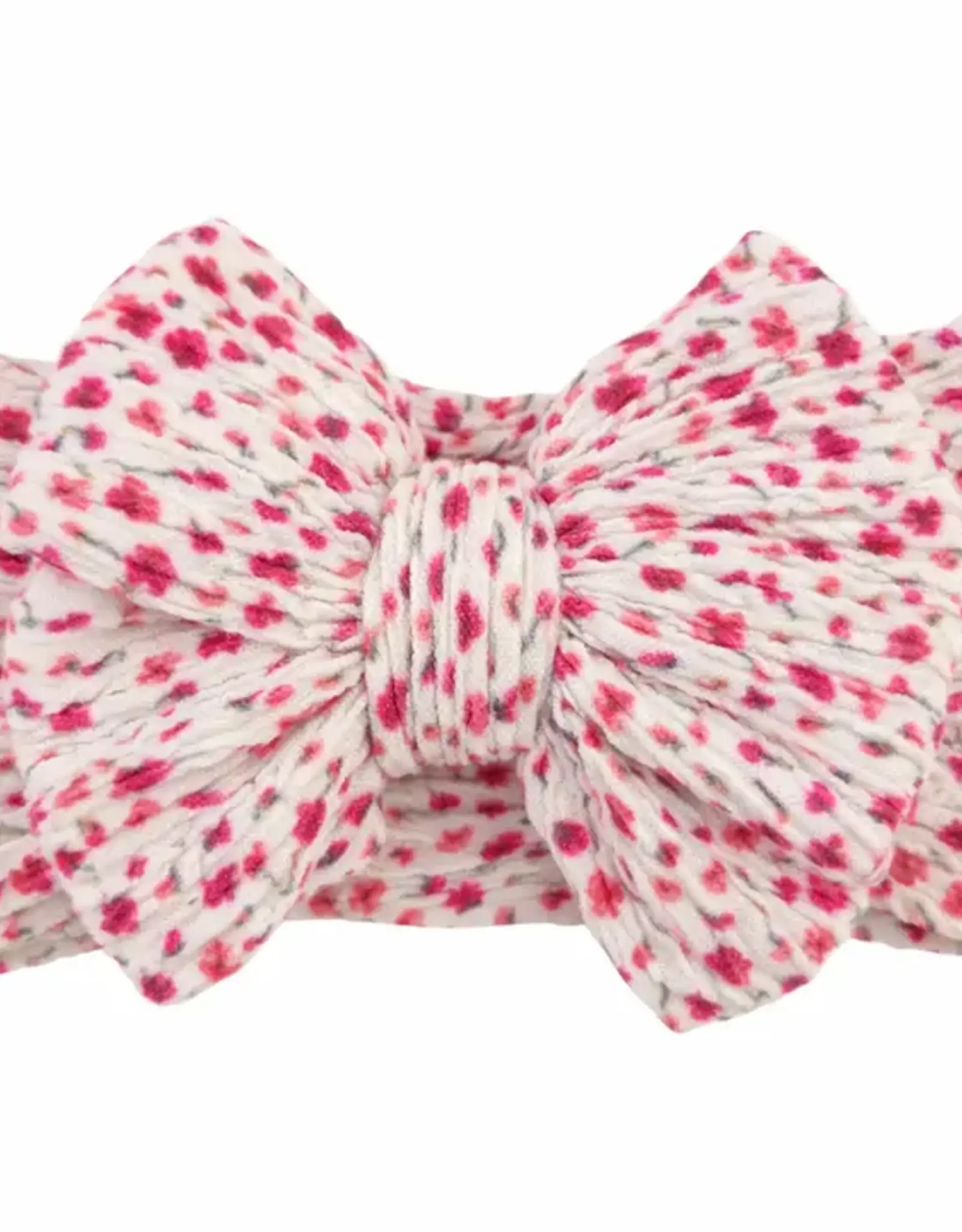 SpearmintLOVE Cable Bow, Raspberry Bloom