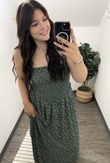 Floral Printed Midi Dress