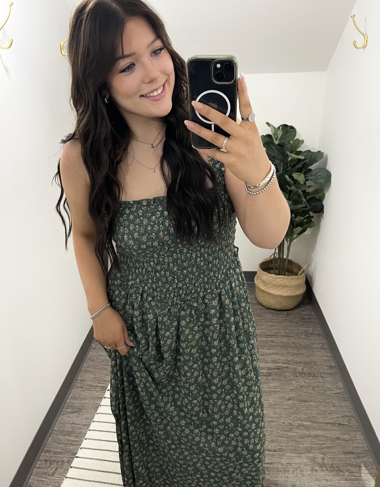 Floral Printed Midi Dress