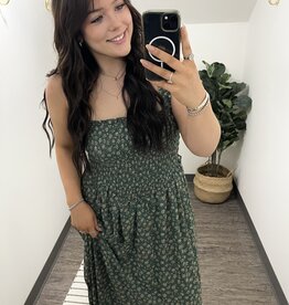 Floral Printed Midi Dress