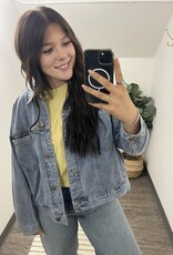 Mono B Boxy Denim Trucker Jacket
