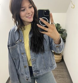 Mono B Boxy Denim Trucker Jacket