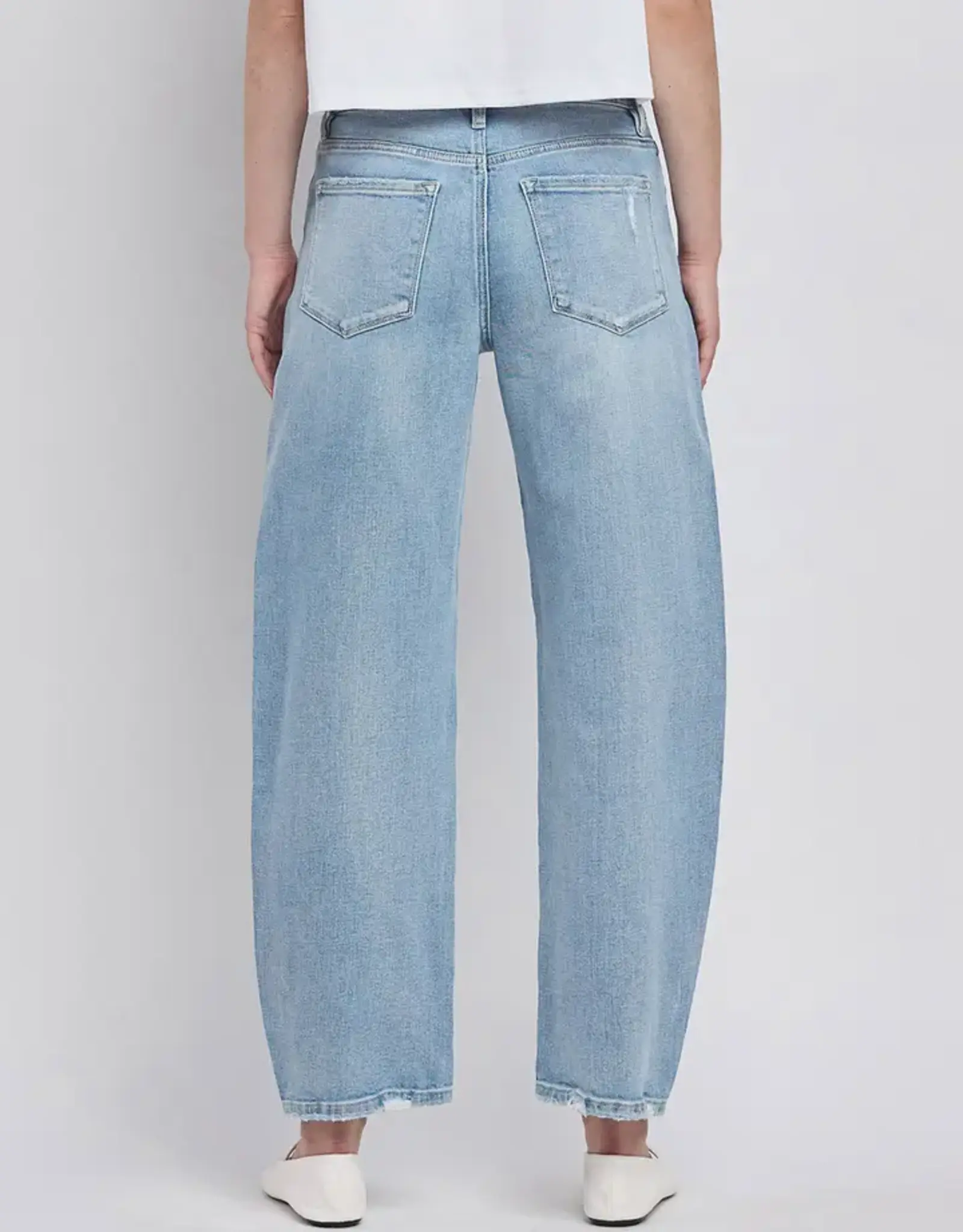 Vervet Super High Rise Barrel Leg Jeans