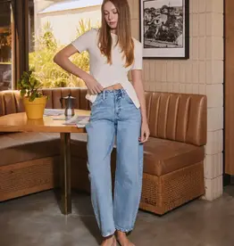 Vervet Super High Rise Barrel Leg Jeans