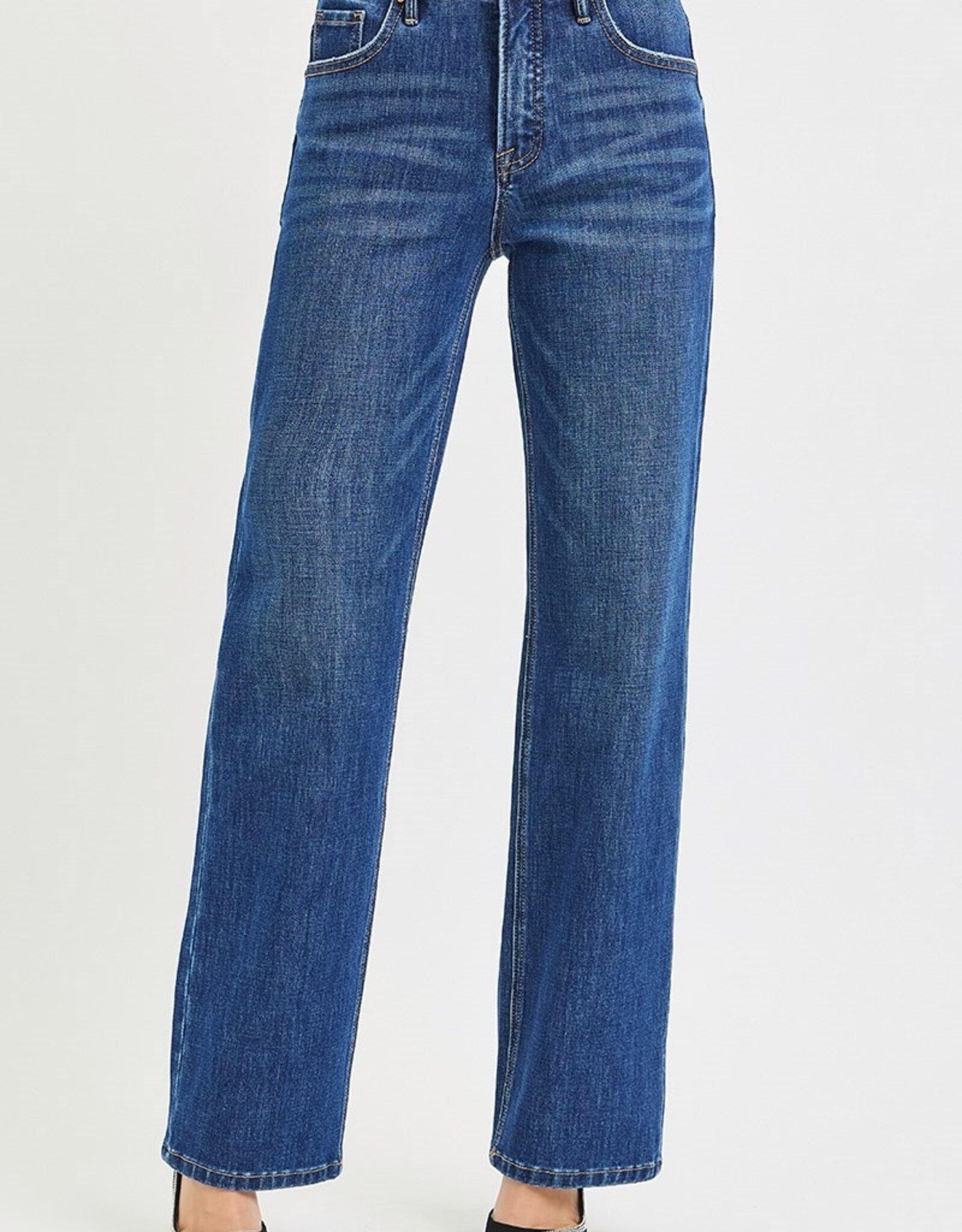 Risen Jeans Tummy Control High Rise Straight Jeans