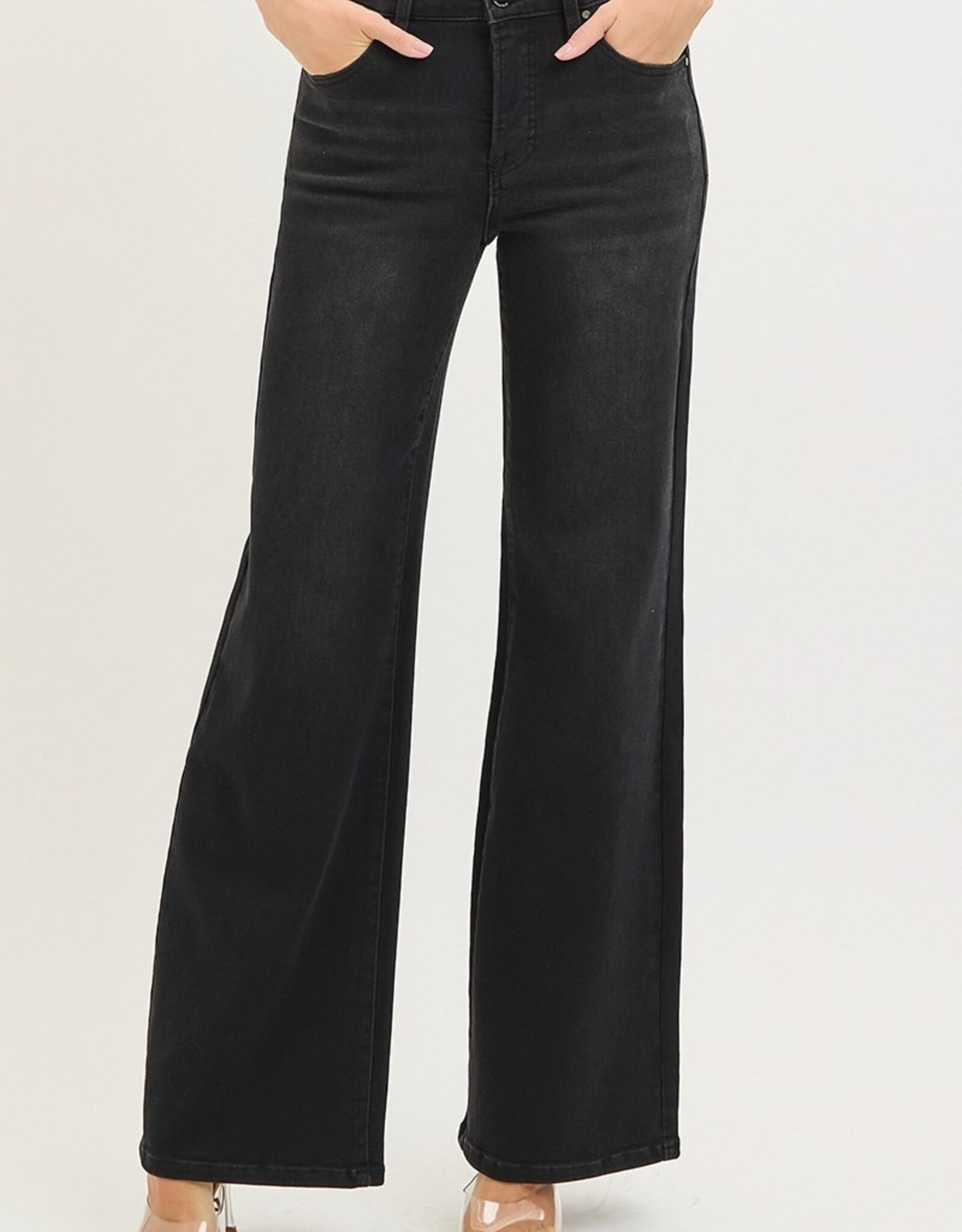 Risen Jeans Tummy Control High Rise Wide Leg Jeans