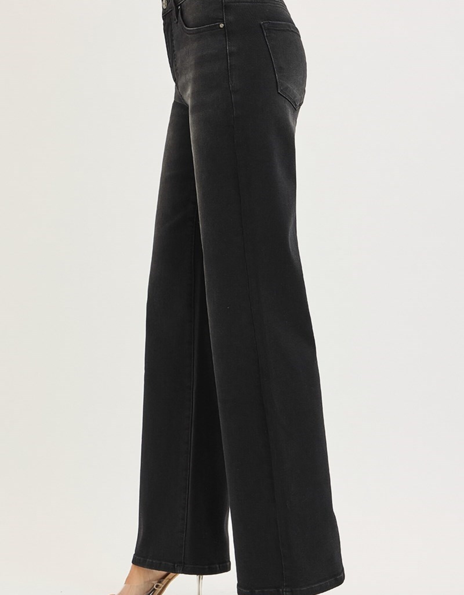 Risen Jeans Tummy Control High Rise Wide Leg Jeans