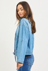 Risen Jeans Oversized Cargo Denim Jacket