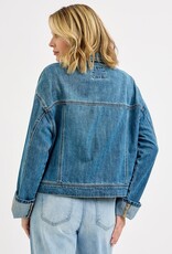 Risen Jeans Oversized Cargo Denim Jacket
