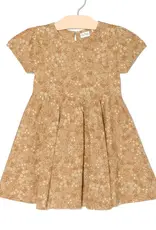 City Mouse Studio Twirl Short Sleeve Dress, Golden Garden