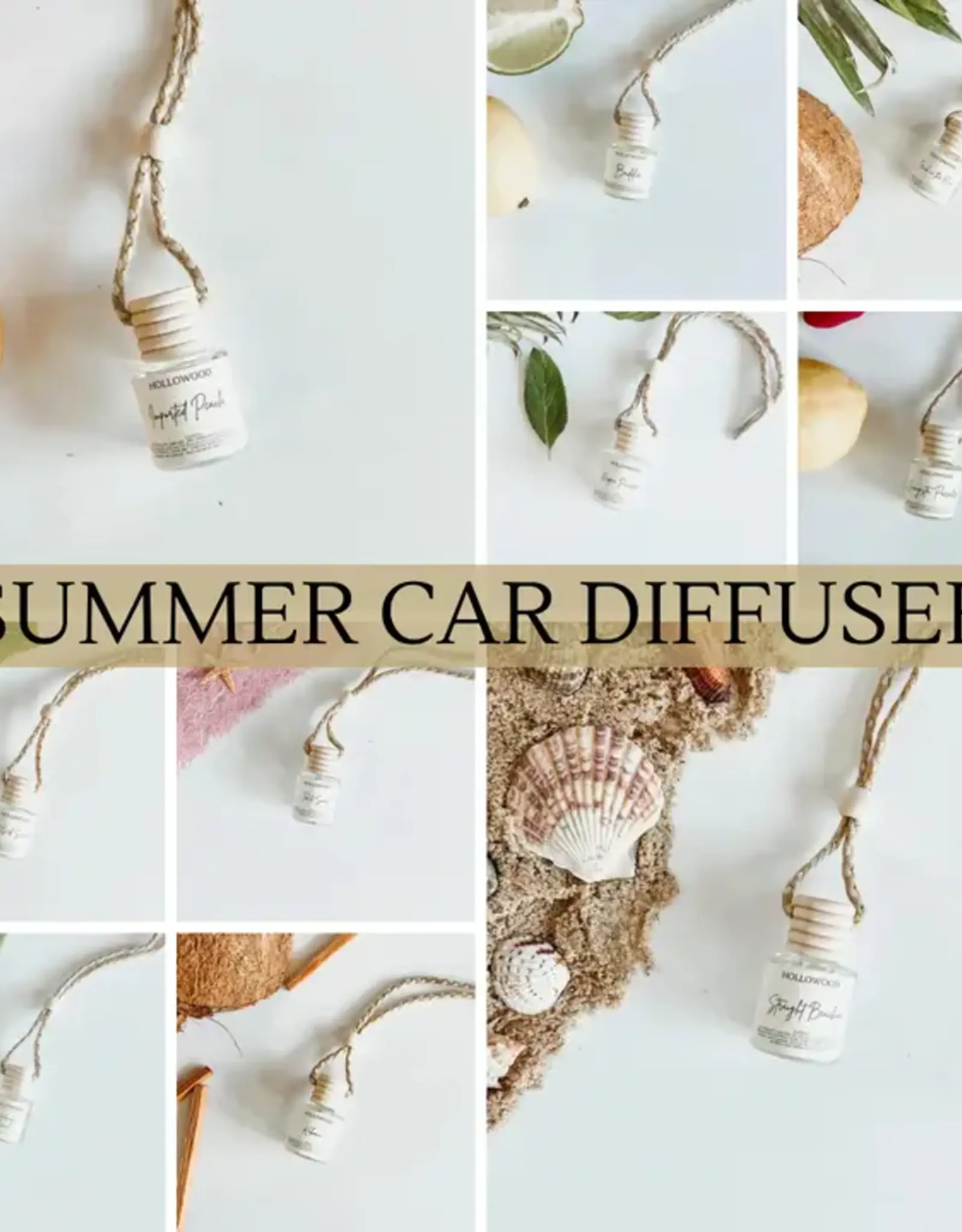 Hollowood Home Car Diffuser, Straight Beachin