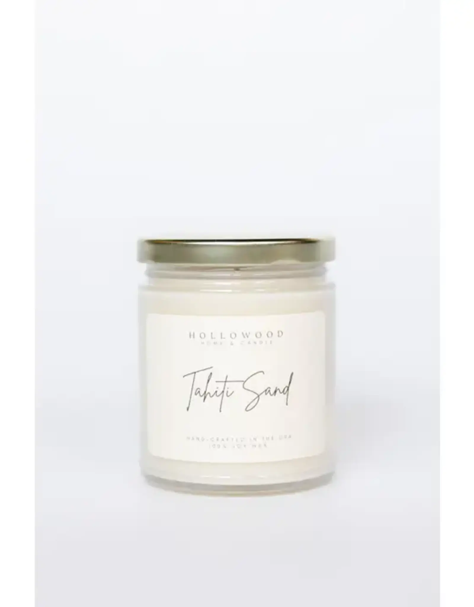 Hollowood Home Soy Candle, Tahiti Sand