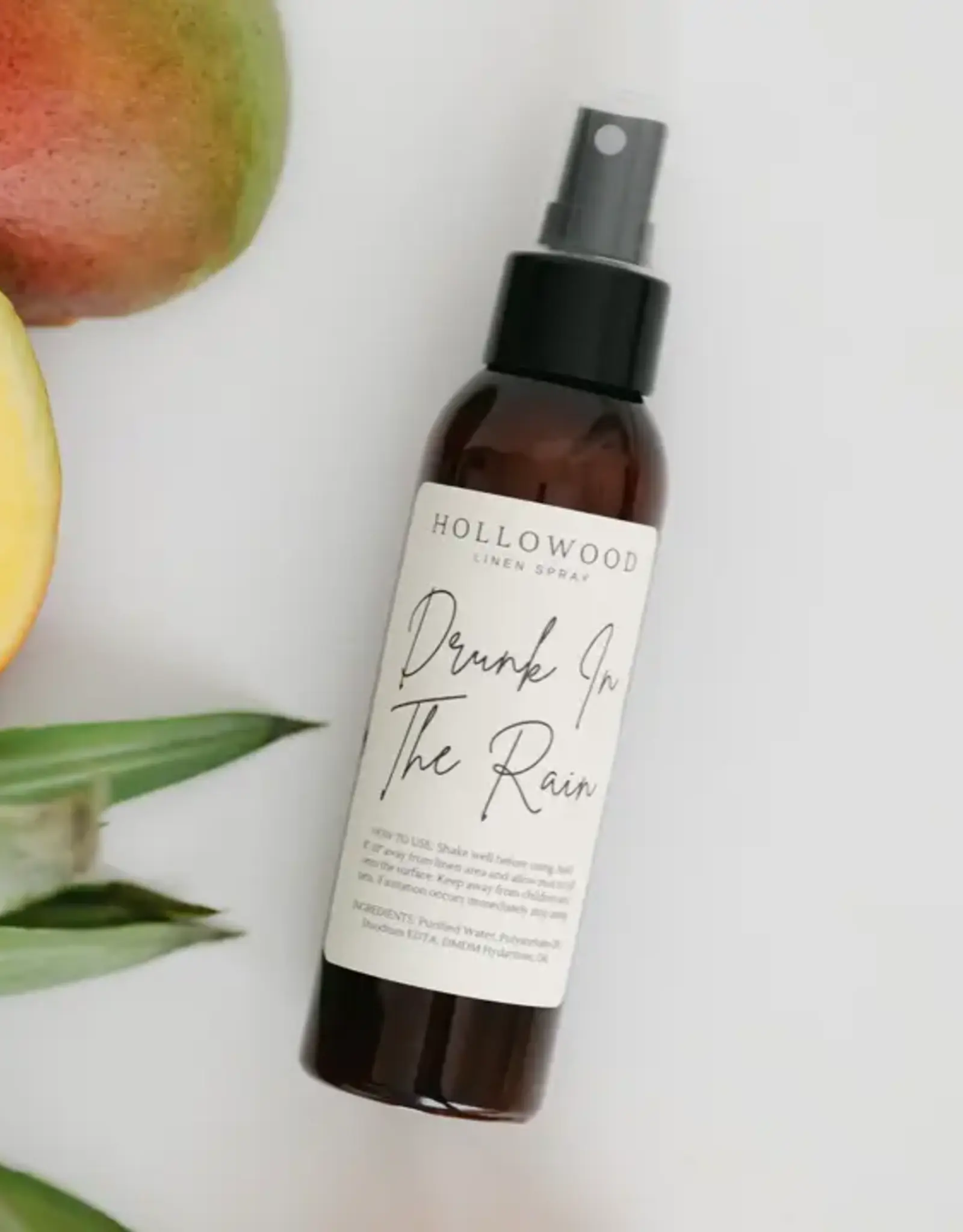 Hollowood Home Linen Spray, Drunk In The Rain