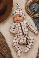 SpearmintLOVE 2-Way Zip Footie Homestead Plaid