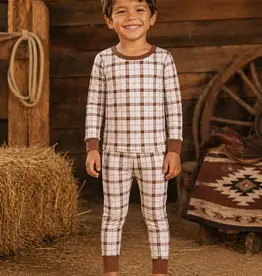 SpearmintLOVE Long Sleeve Set Homestead Plaid
