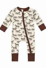 SpearmintLOVE 2 Way Zip Romper Wild Mustang
